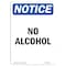 Signmission OSHA Notice, 7" Height, NOTICE No Alcohol Sign, 7" X 5", Portrait OS-NS-D-57-V-16003 - alternate 1